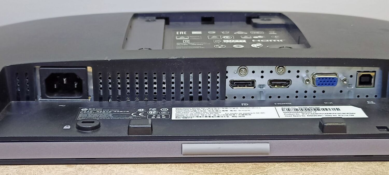 Монітор HP EliteDisplay E202 / 20" (1600x900) IPS / VGA, HDMI, DisplayPort, USB-Hub - Зображення 3