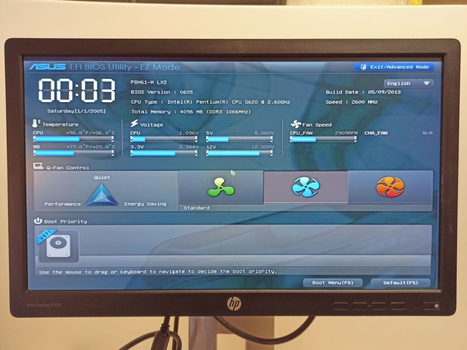 Монітор HP EliteDisplay E202 / 20" (1600x900) IPS / VGA, HDMI, DisplayPort, USB-Hub - Зображення 8