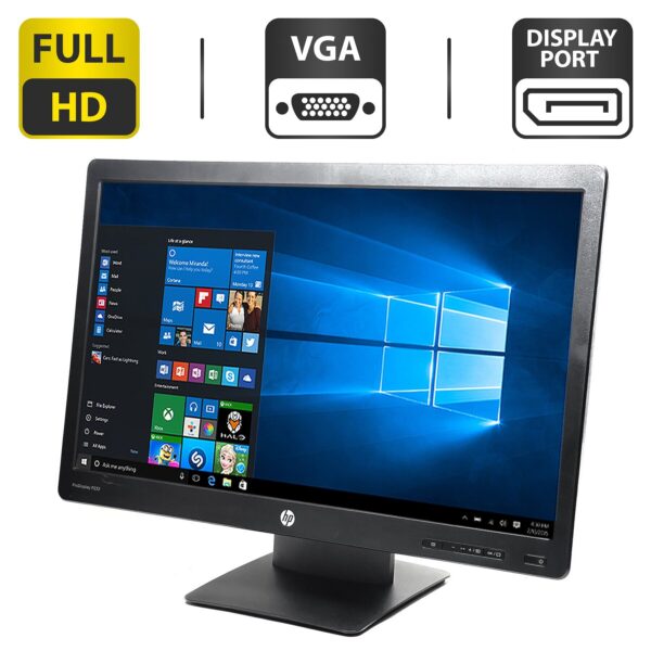 Монітор HP ProDisplay P232 / 23" (1920x1080) TN / VGA, DisplayPort / VESA 100x100 + Кабель живлення