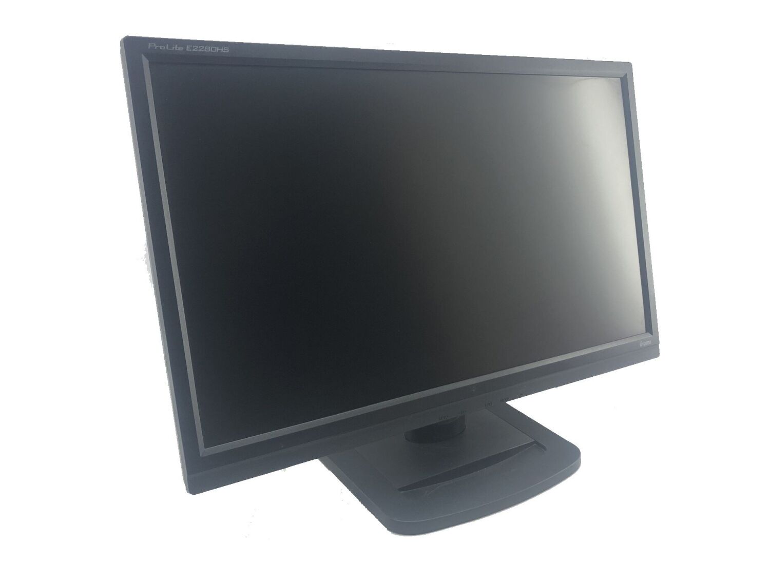 Монітор Iiyama ProLite E2208HDS / 22" (1920x1080) TN / DVI, VGA, Audio / Вбудовані колонки 2x 1W / VESA 100x100 + Кабель живлення - Зображення 2