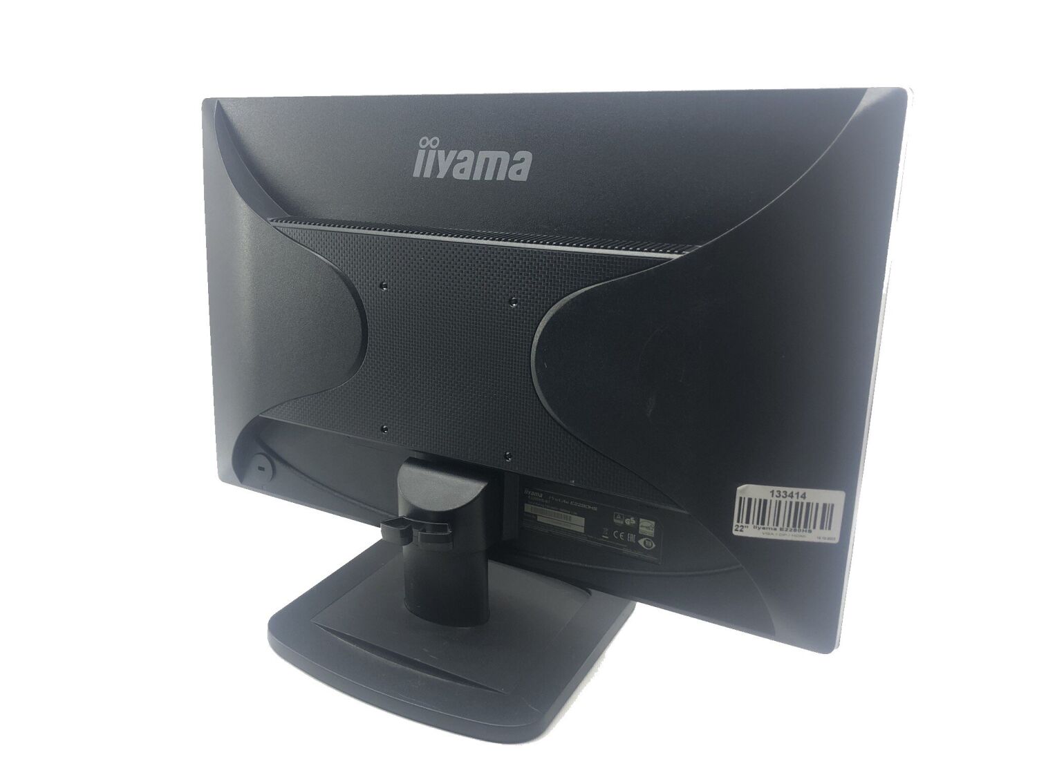 Монітор Iiyama ProLite E2208HDS / 22" (1920x1080) TN / DVI, VGA, Audio / Вбудовані колонки 2x 1W / VESA 100x100 + Кабель живлення - Зображення 3