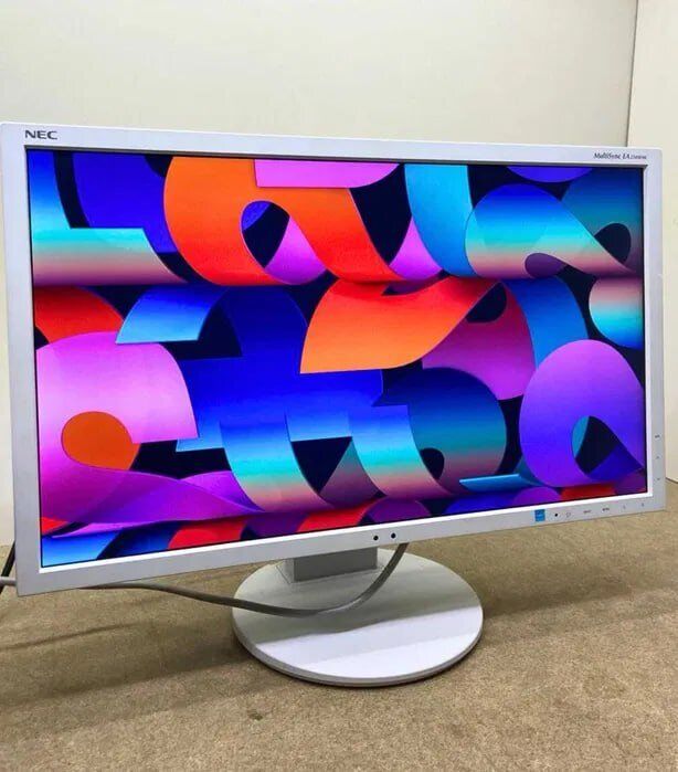 Монітор NEC MultiSync EA234WMi / 23" (1920x1080) IPS / VGA, DVI, HDMI, DisplayPort, USB, Audio / Вбудовані колонки 2x 1W - Зображення 2