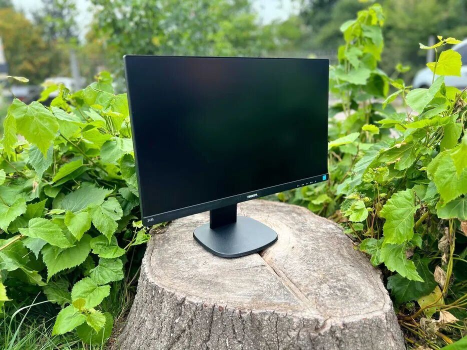 Монітор Philips 243S7E / 24" (1920x1080) IPS / VGA, DisplayPort / VESA 100x100 - Зображення 2