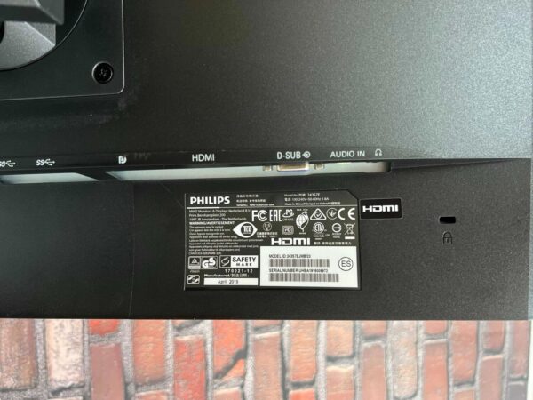 Монітор Philips 243S7EJMB / 24" (1920x1080) IPS / VGA, DisplayPort, HDMI, USB, Audio / VESA 100x100 - Зображення 7