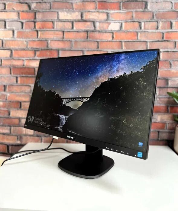 Монітор Philips 243S7EJMB / 24" (1920x1080) IPS / VGA, DisplayPort, HDMI, USB, Audio / VESA 100x100 - Зображення 5