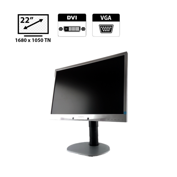 Монітор Philips Brilliance 220B4L / 22" (1680x1050) TN / DVI, VGA