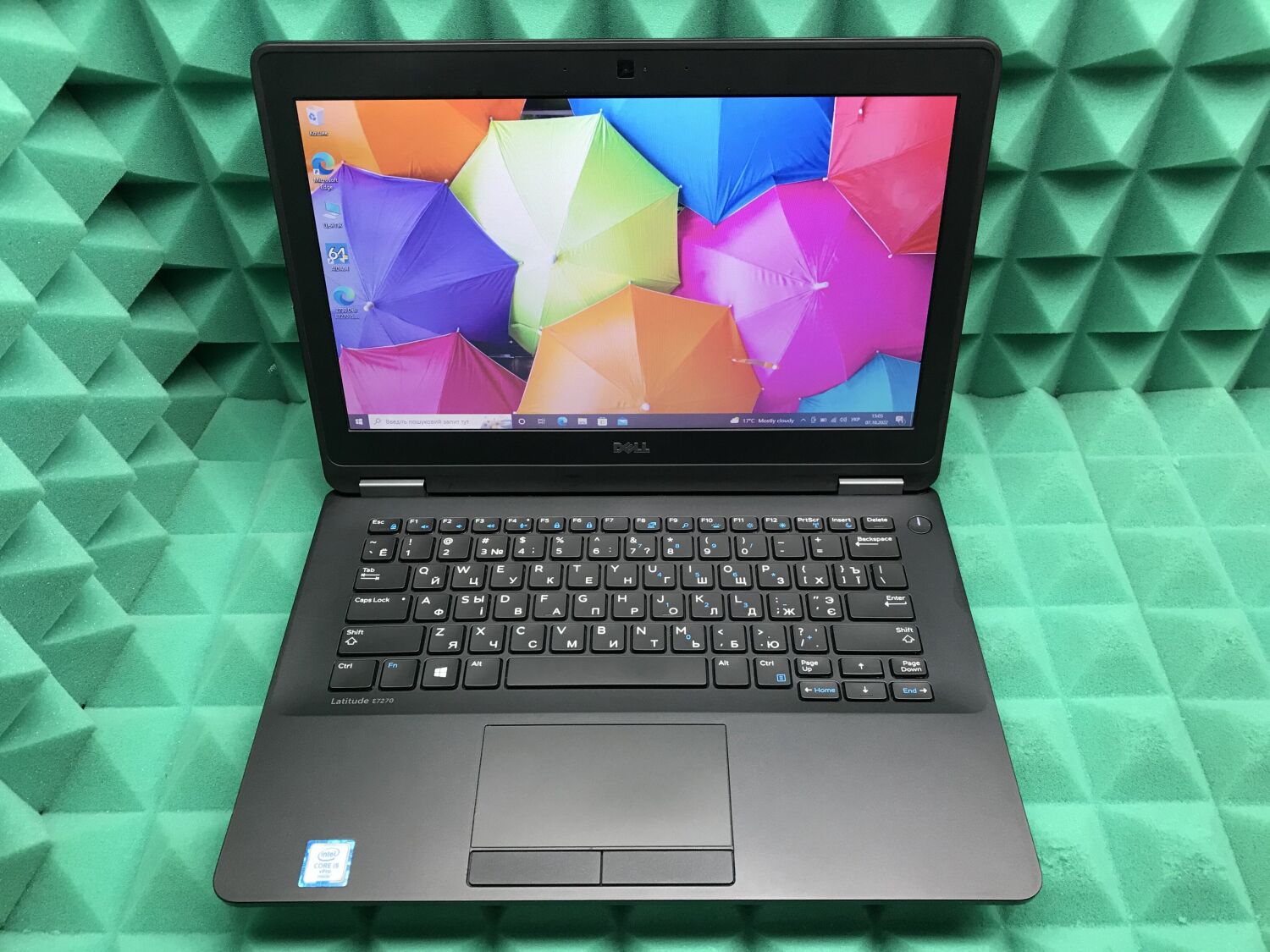 Нетбук Dell Latitude 12 E7270 / 12.5" (1366x768) TN / Intel Core i5-6300U (2 (4) ядра по 2.4 - 3.0 GHz) / 8 GB DDR4 / 128 GB SSD / Intel HD Graphics 520 / WebCam / HDMI / miniDP / Windows 10 ліцензія - Зображення 2