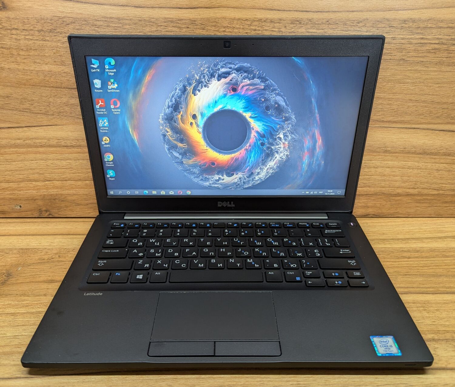 Нетбук Dell Latitude 7280 / 12.5" (1366x768) TN / Intel Core i5-7300U (2 (4) ядра по 2.6 - 3.5 GHz) / 8 GB DDR4 / 256 GB SSD / Intel HD Graphics 620 / WebCam / Windows 10 - Зображення 2