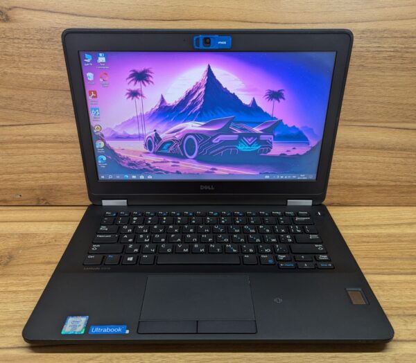 Нетбук Dell Latitude E7270 / 12.5" (1366x768) TN / Intel Core i7-6600U (2 (4) ядра по 2.6 - 3.4 GHz) / 8 GB DDR4 / 256 GB SSD / Intel HD Graphics 520 / WebCam / Fingerprint / Windows 10 - Зображення 2