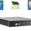 Неттоп Б-клас HP ProDesk 400 G1 TPC-F064-DM USFF / Intel Core i5-4590T (4 ядра по 2.0 - 3.0 GHz) / 8 GB DDR3 / 256 GB SSD / Intel HD Graphics 4600 / DisplayPort + Блок живлення