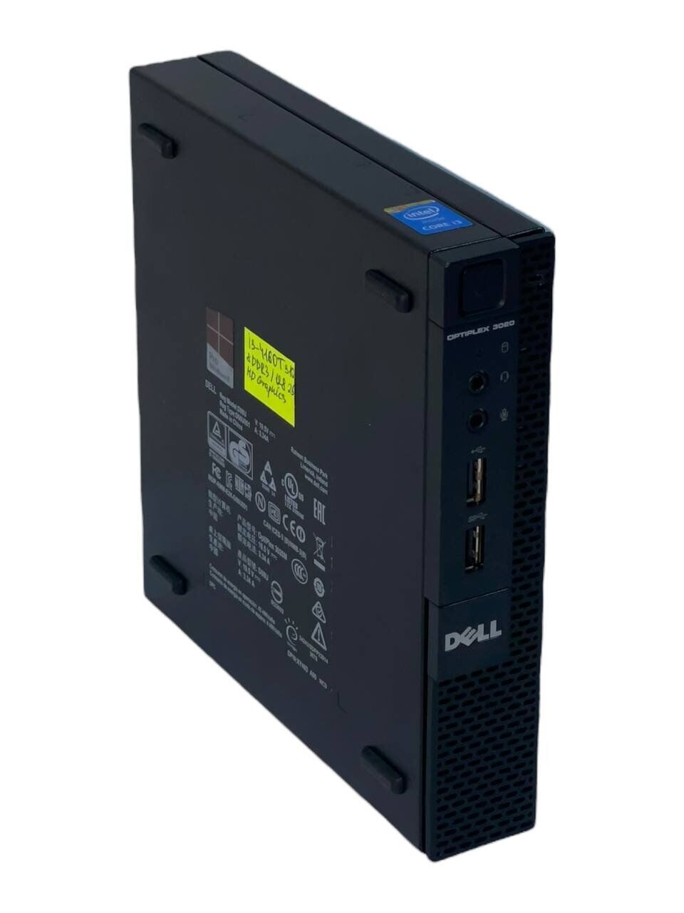 Неттоп Dell OptiPlex 3020 USFF / Intel Core i3-4160T (2 (4) ядра по 3.1 GHz) / 8 GB DDR3 / 128 GB SSD / Intel HD Graphics 4400 / VGA + Блок живлення - Зображення 4