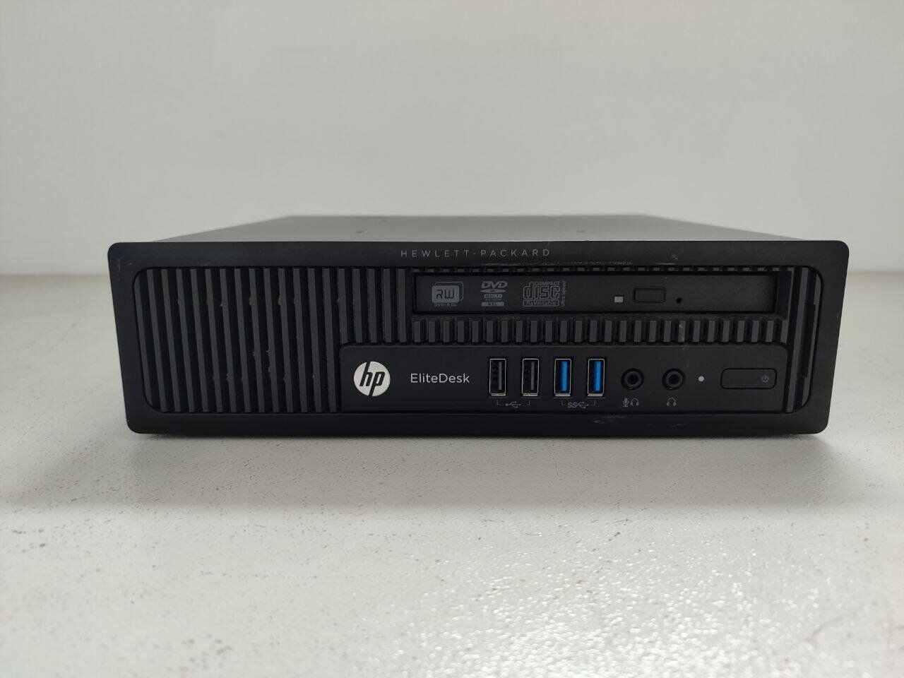 Неттоп HP EliteDesk 800 G1 USFF / Intel Core i5-4690S (4 ядра по 3.2 - 3.9 GHz) / 8 GB DDR3 / 240 GB SSD / Intel HD Graphics 4600 / DVD-ROM / VGA - Зображення 2