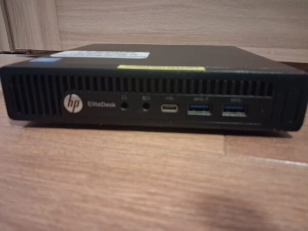 Неттоп HP EliteDesk 800 G2 TPC-P055-DM USFF / Intel Core i5-6400T (4 ядра по 2.2 - 2.8 GHz) / 8 GB DDR4 / 256 GB SSD / Intel HD Graphics 530 / DisplayPort + Блок живлення - Зображення 2