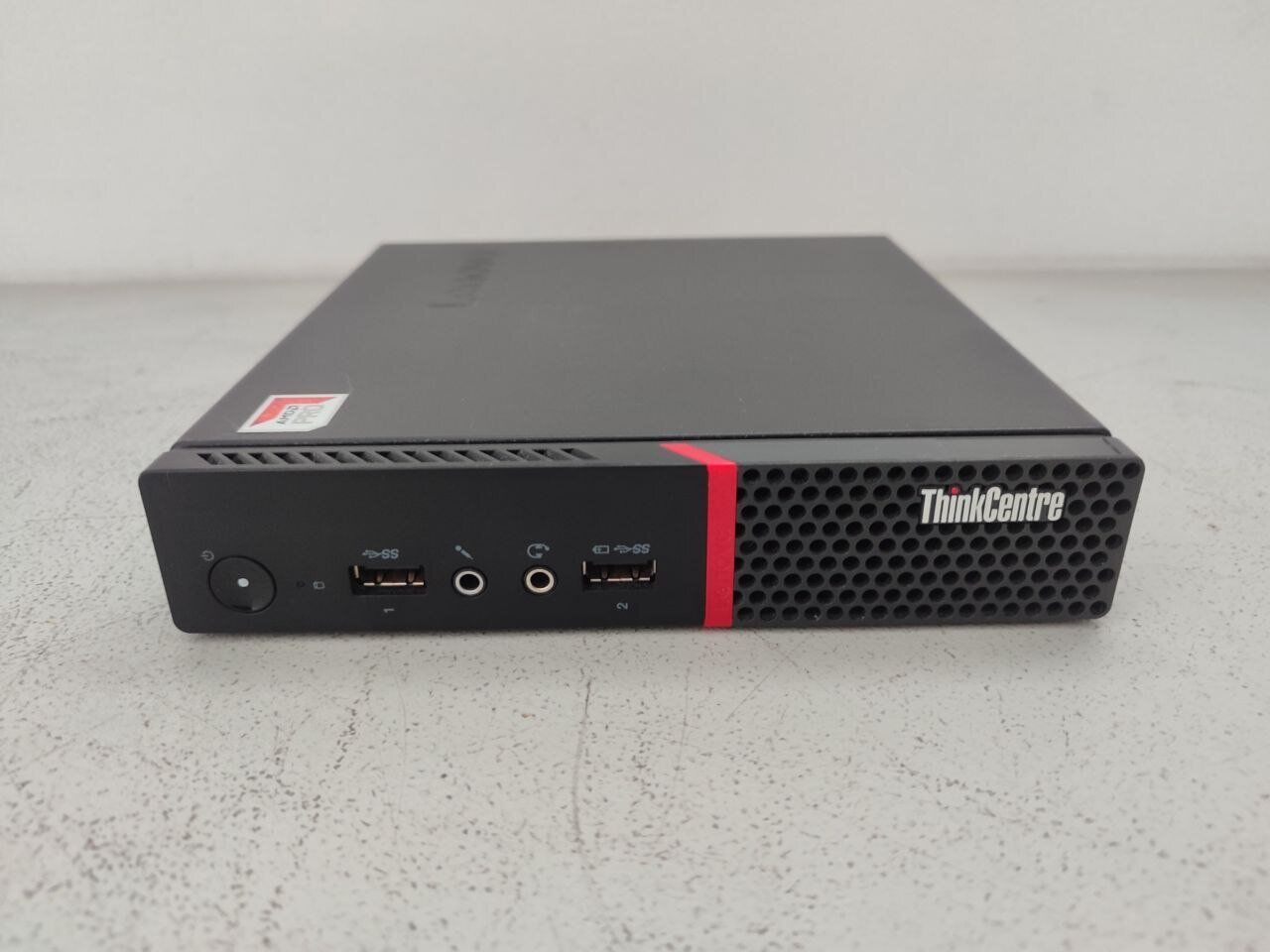 Неттоп Lenovo ThinkCentre M715q USFF / AMD Pro A10-9700E (4 ядра по 3.0 - 3.5 GHz) / 8 GB DDR4 / 128 GB SSD / AMD Radeon R7 Graphics + Блок Живлення - Зображення 2