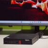 Неттоп Lenovo ThinkCentre M720q Tiny USFF / Intel Core i5-8400T (6 ядер по 1.7 - 3.3 GHz) / 16 GB DDR4 / 240 GB SSD / Intel UHD Graphics 630 / USB 3.1 / Wi-Fi / Блок живлення в комплекті - Зображення 2