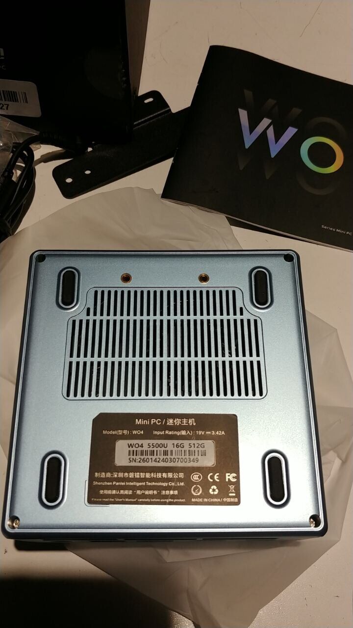 Неттоп Peladn Trycoo WO4 USFF /AMD Ryzen 5 5500U (6 (12) ядер по 2.1 - 4.0 GHz) / 16 GB DDR4 / 256 GB SSD / AMD RX Vega 7 / USB 3.1 / Wi-Fi / Bluetooth / Блок живлення в комплекті - Зображення 4