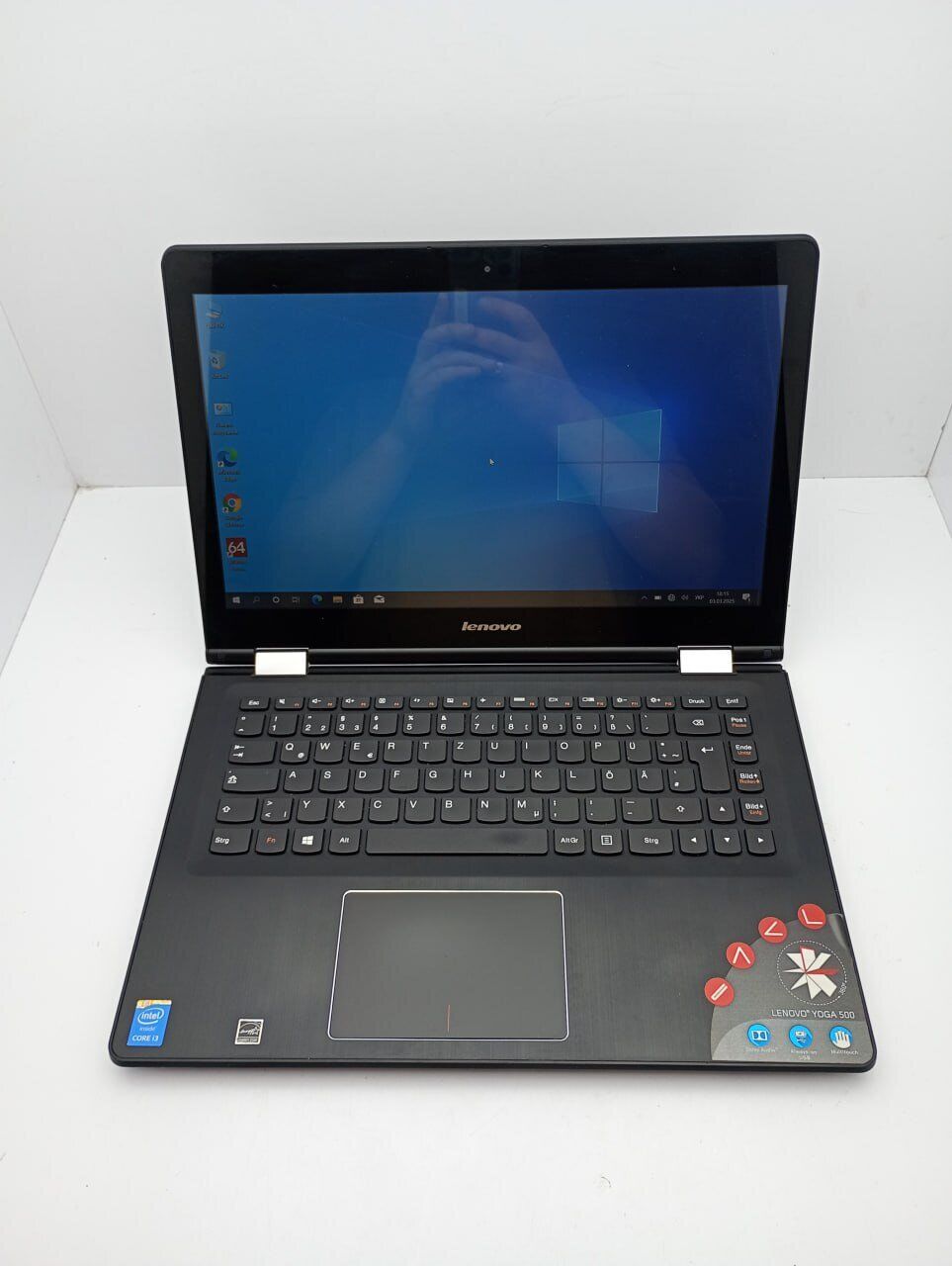 Ноутбук-трансформер Lenovo Yoga 500 / 14" (1366x768) TN / Intel Core i3-5020U (2 (4) ядра по 2.2 GHz) / 4 GB DDR3 / 120 GB SSD / Intel HD Graphics 5500 / WebCam - Зображення 2