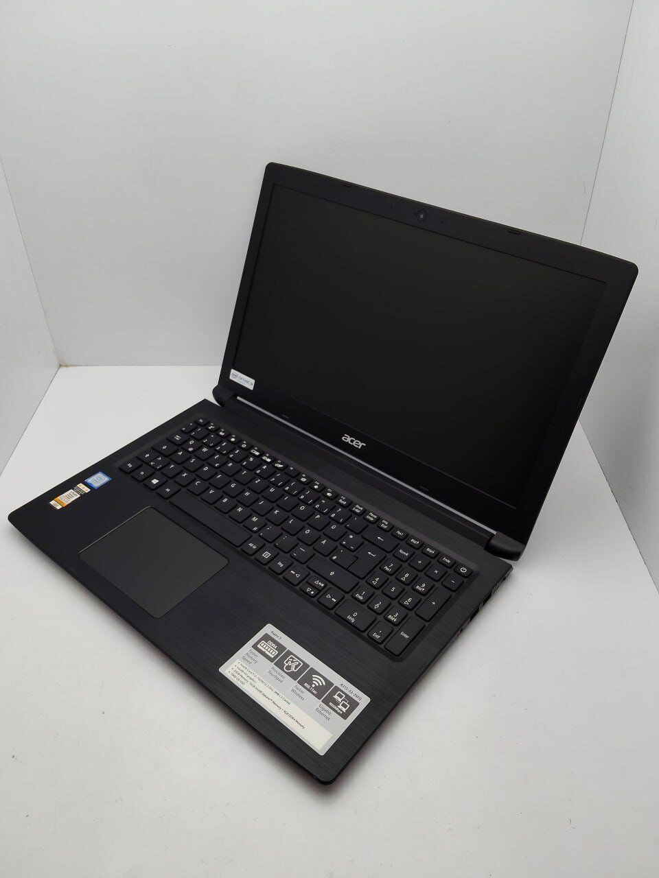 Ноутбук Acer Aspire A315 / 15.6" (1366x768) TN / Intel Core i3-7020U (2 (4) ядра по 2.3 GHz) / 8 GB DDR4 / 120 GB SSD / Intel HD Graphics 620 / WebCam - Зображення 4