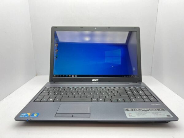 Ноутбук Acer TravelMate 5740 / 15.6" (1366x768) TN / Intel Core i3-370M (2 (4) ядра по 2.4 GHz) / 4 GB DDR3 / 120 GB SSD / Intel HD Graphics / WebCam - Зображення 2