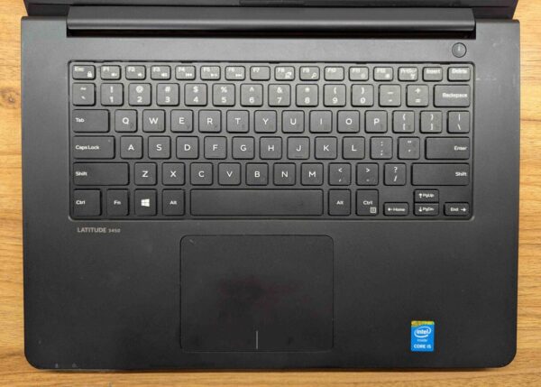 Ноутбук Б-клас Dell Latitude 3450 / 14" (1366x768) TN / Intel Core i5-5200U (2 (4) ядра по 2.2 - 2.7 GHz) / 8 GB DDR3 / 240 GB SSD / Intel HD Graphics 5500 / WebCam / Windows 10 - Зображення 4