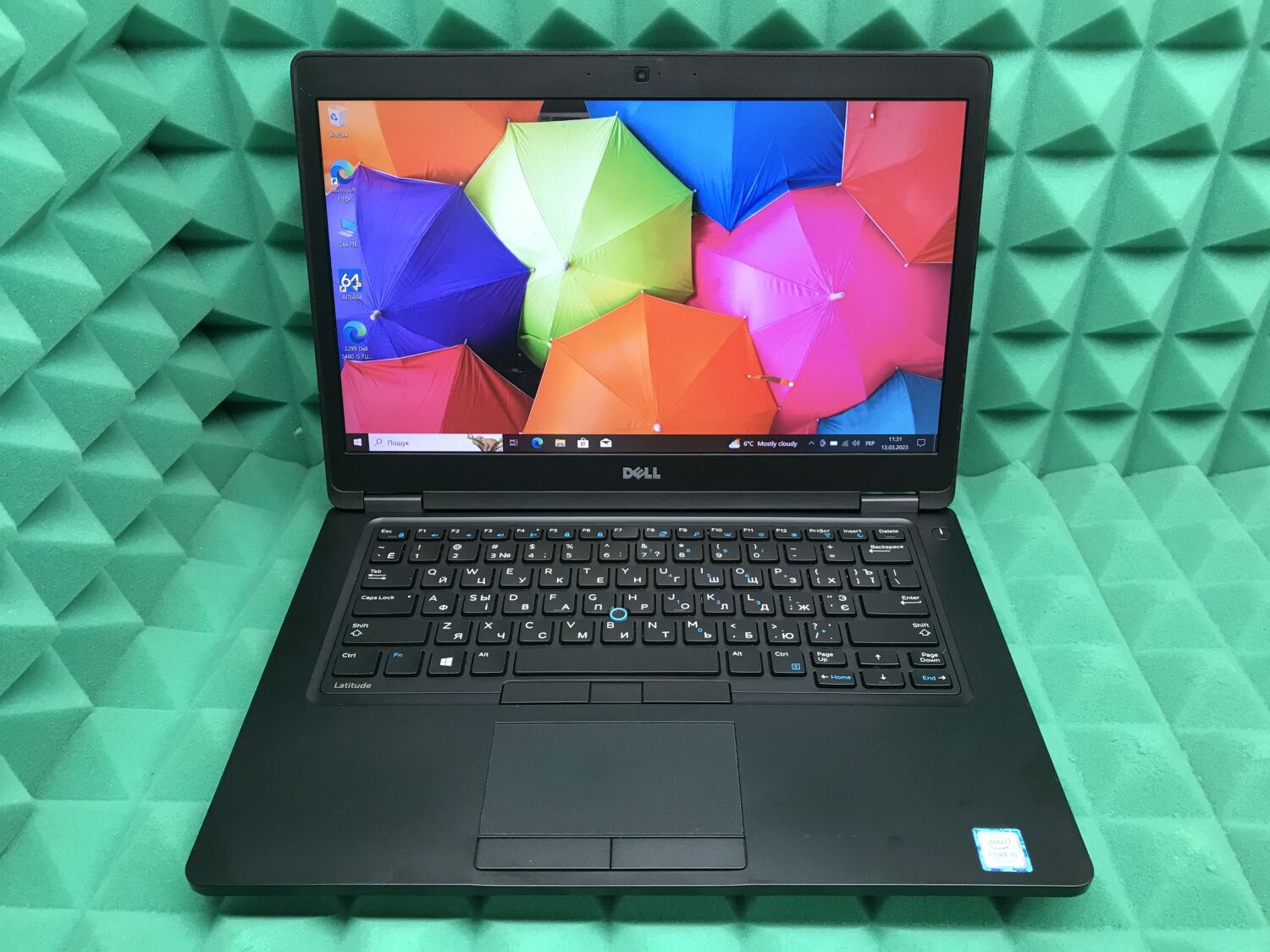 Ноутбук Б-клас Dell Latitude 5480 / 14" (1920x1080) IPS / Intel Core i5-7300U (2 (4) ядра по 2.6 - 3.5 GHz) / 8 GB DDR4 / 256 GB SSD / Intel HD Graphics 620 / WebCam / USB 3.1 / HDMI / Windows 10 ліцензія - Зображення 2