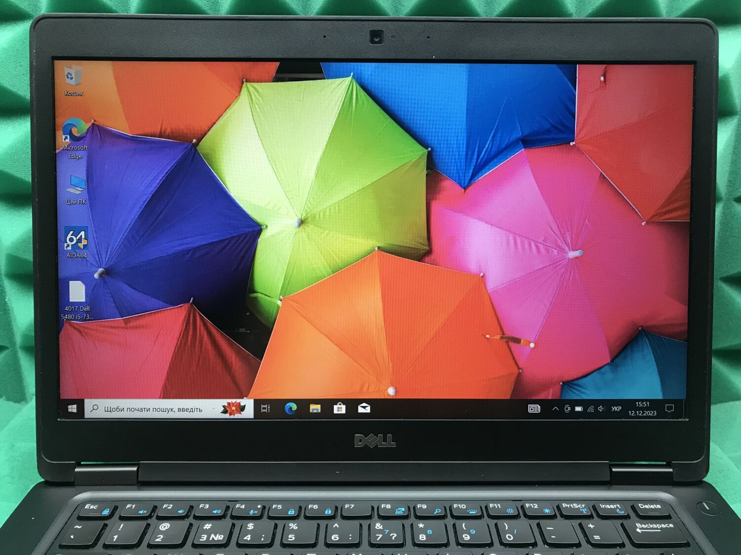 Ноутбук Б-клас Dell Latitude 5480 / 14" (1920x1080) IPS / Intel Core i5-7300U (2 (4) ядра по 2.6 - 3.5 GHz) / 8 GB DDR4 / 256 GB SSD M.2 / Intel HD Graphics 620 / WebCam / USB 3.1 / HDMI / Windows 10 ліцензія - Зображення 3