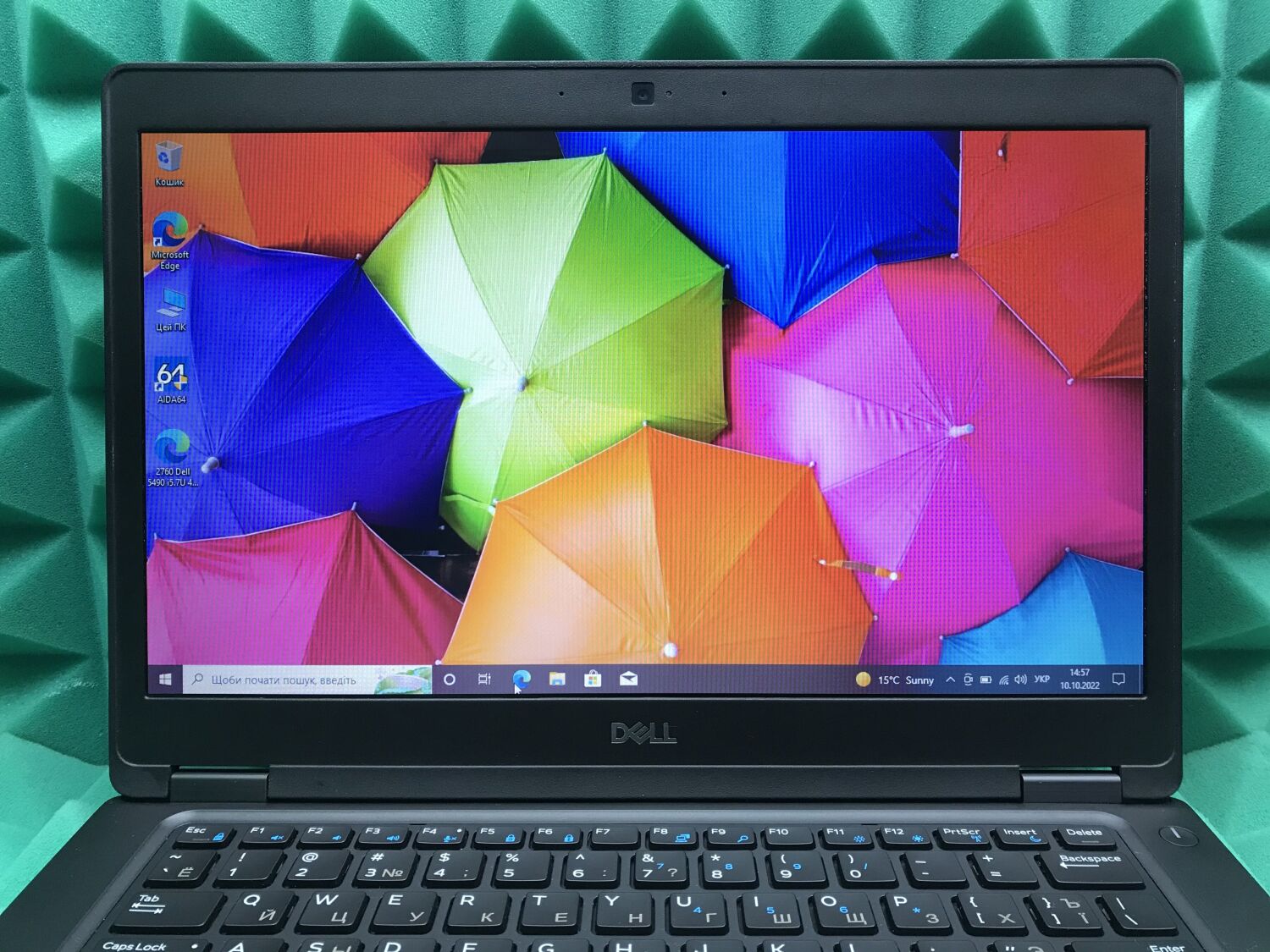 Ноутбук Б-клас Dell Latitude 5490 / 14" (1366x768) TN / Intel Core i5-7300U (2 (4) ядра по 2.6 - 3.5 GHz) / 4 GB DDR4 / 128 GB SSD / Intel HD Graphics 620 / WebCam / USB 3.1 / HDMI / Windows 10 ліцензія - Зображення 3