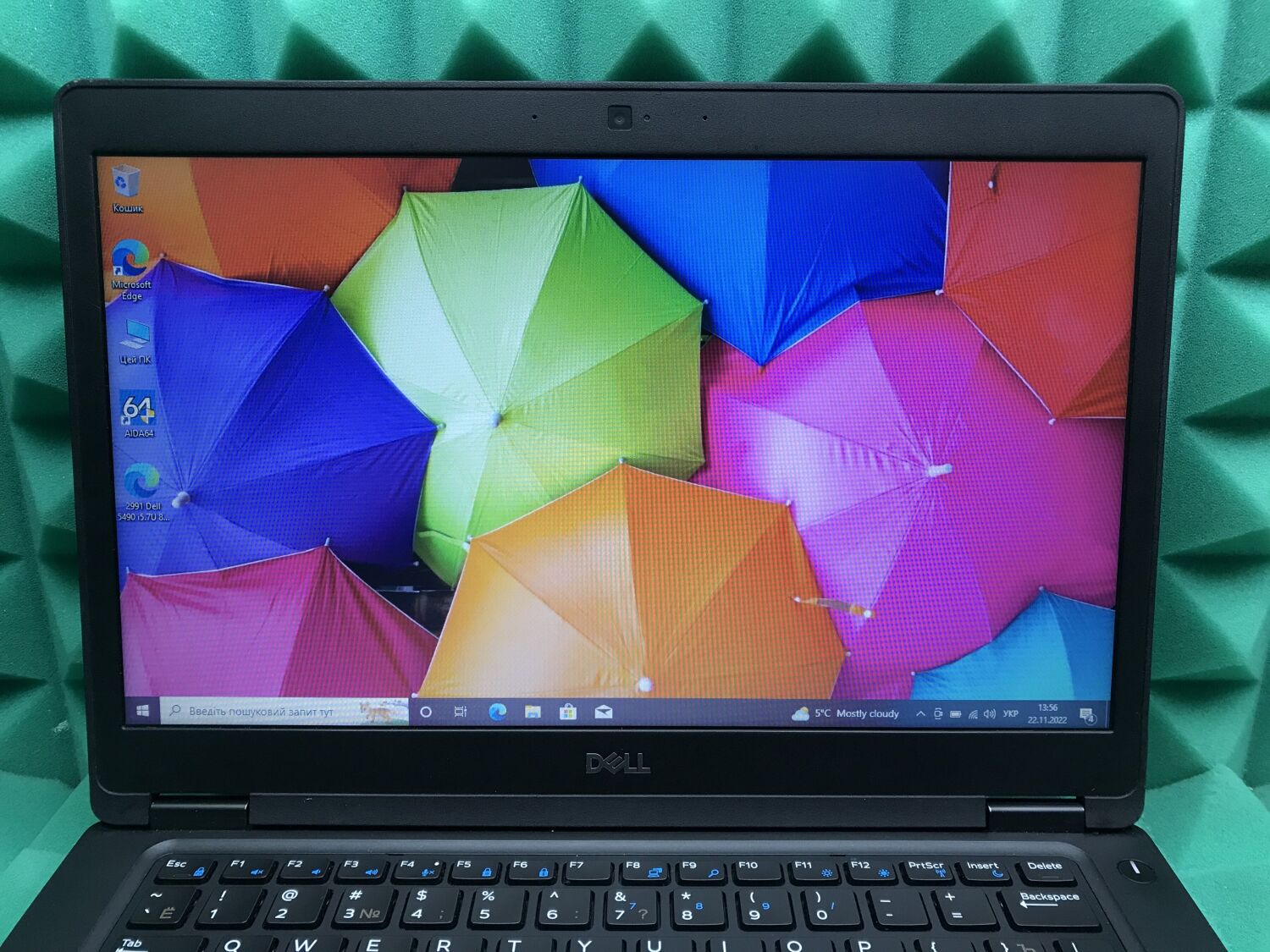 Ноутбук Б-клас Dell Latitude 5490 / 14" (1366x768) TN / Intel Core i5-7300U (2 (4) ядра по 2.6 - 3.5 GHz) / 8 GB DDR4 / 256 GB SSD / Intel HD Graphics 620 / WebCam / USB 3.1 / HDMI / Windows 10 ліцензія - Зображення 3