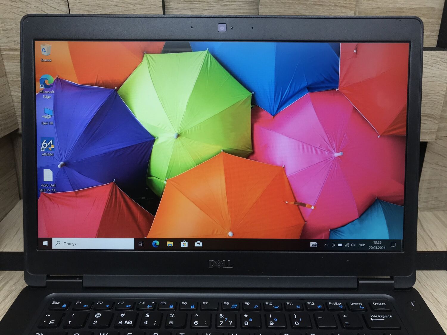 Ноутбук Б-клас Dell Latitude 5490 / 14" (1920x1080) IPS / Intel Core i5-7300U (2 (4) ядра по 2.6 - 3.5 GHz) / 8 GB DDR4 / 256 GB SSD M.2 / Intel HD Graphics 620 / WebCam / USB 3.1 / HDMI / Windows 10 ліцензія - Зображення 3