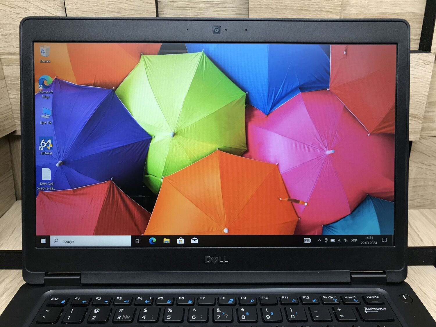 Ноутбук Б-клас Dell Latitude 5490 / 14" (1920x1080) IPS / Intel Core i5-8250U (4 (8) ядра по 1.6 - 3.4 GHz) / 8 GB DDR4 / 240 GB SSD M.2 / Intel UHD Graphics 620 / WebCam / USB 3.1 / HDMI - Зображення 3