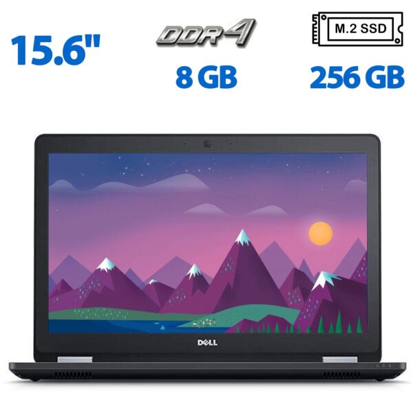 Ноутбук Б-клас Dell Latitude 5580 / 15.6" (1366x768) TN / Intel Core i5-7200U (2 (4) ядра по 2.5 - 3.1 GHz) / 8 GB DDR4 / 256 GB SSD M.2 / Intel HD Graphics 620 / WebCam / HDMI