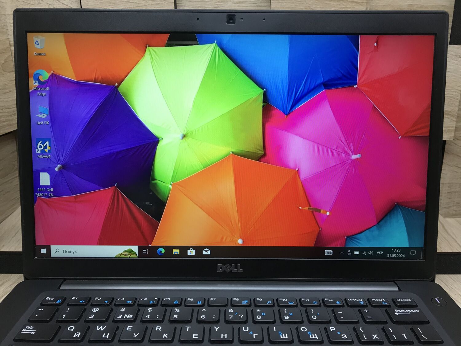 Ноутбук Б-клас Dell Latitude 7480 / 14" (1920x1080) IPS / Intel Core i7-7600U (2 (4) ядра по 2.8 - 3.9 GHz) / 8 GB DDR4 / 240 GB SSD M.2 / Intel HD Graphics 620 / WebCam - Зображення 3