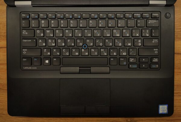 Ноутбук Б-клас Dell Latitude E5470 / 14" (1366x768) TN / Intel Core i5-6200U (2 (4) ядра по 2.3 - 2.8 GHz) / 8 GB DDR3 / 256 GB SSD / Intel HD Graphics 520 / WebCam / Windows 10 - Зображення 5