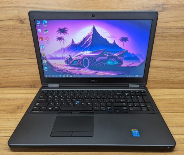 Ноутбук Б-клас Dell Latitude E5550 / 15.6" (1366x768) TN / Intel Core i7-5600U (2 (4) ядра по 2.6 - 3.2 GHz) / 8 GB DDR3 / 240 GB SSD / Intel HD Graphics 5500 / WebCam / Windows 10 - Зображення 2