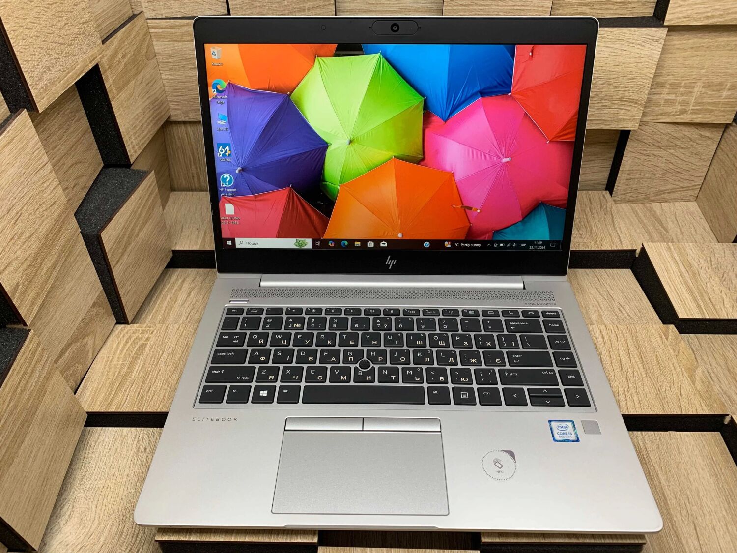 Ноутбук Б-клас HP EliteBook 840 G6 / 14" (1920x1080) IPS / Intel Core i5-8265U (4 (8) ядра по 1.6 - 3.9 GHz) / 8 GB DDR4 / 250 GB SSD M.2 / Intel UHD Graphics 620 / WebCam / HDMI - Зображення 2