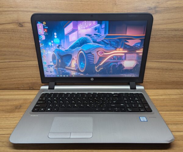 Ноутбук Б-клас HP ProBook 450 G3 / 15.6" (1920x1080) IPS / Intel Core i5-6200U (2 (4) ядра по 2.3 - 2.8 GHz) / 8 GB DDR3 / 240 GB SSD / Intel HD Graphics 520 / WebCam / TouchID / Windows 10 - Зображення 2