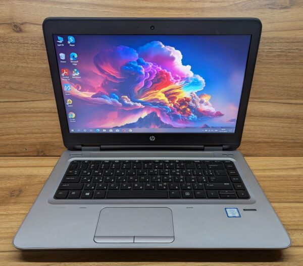 Ноутбук Б-клас HP ProBook 640 G2 / 14" (1920x1080) IPS / Intel Core i7-6600U (2 (4) ядра по 2.6 - 3.4 GHz) / 8 GB DDR4 / 256 GB SSD / Intel HD Graphics 520 / WebCam / Fingerprint / Windows 10 - Зображення 2