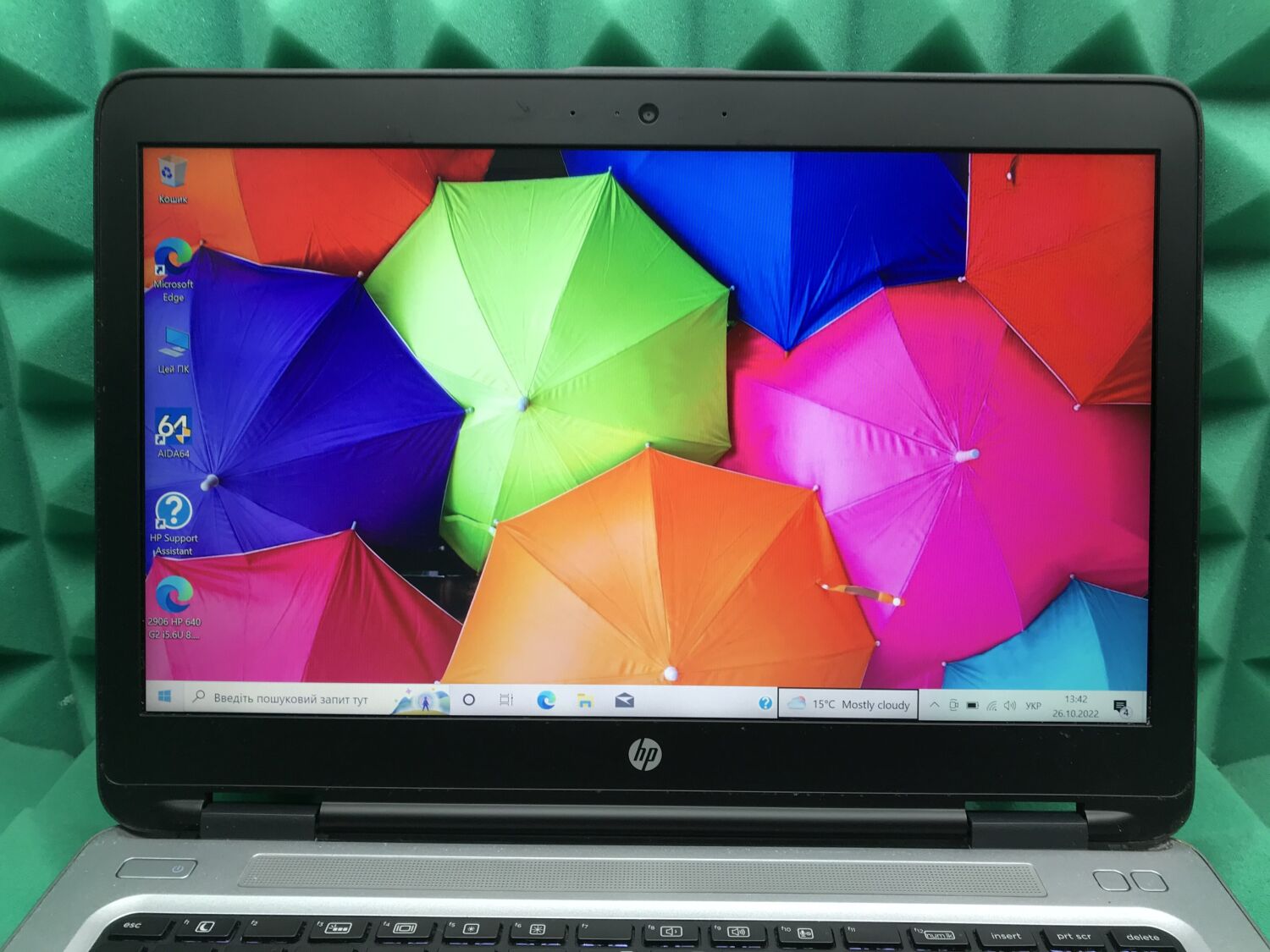 Ноутбук Б-клас HP ProBook 640 G2 / 14" (1920x1080) TN / Intel Core i5-6200U (2 (4) ядра по 2.3 - 2.8 GHz) / 8 GB DDR4 / 180 GB SSD / Intel HD Graphics 520 / WebCam / Fingerprint / BD-ROM / DisplayPort - Зображення 3