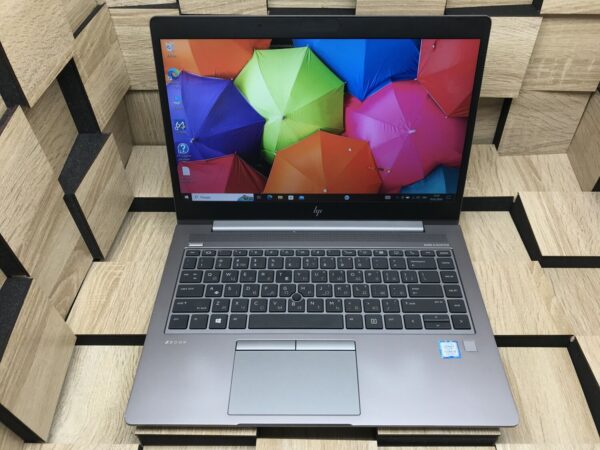 Ноутбук Б-клас HP Zbook 840 14u G5 / 14" (1920x1080) IPS / Intel Core i5-7200U (2 (4) ядра по 2.5 - 3.1 GHz) / 16 GB DDR4 / 256 GB SSD M.2 / AMD Radeon Pro WX 3100, 2 GB GDDR5, 64-bit / HDMI - Зображення 2