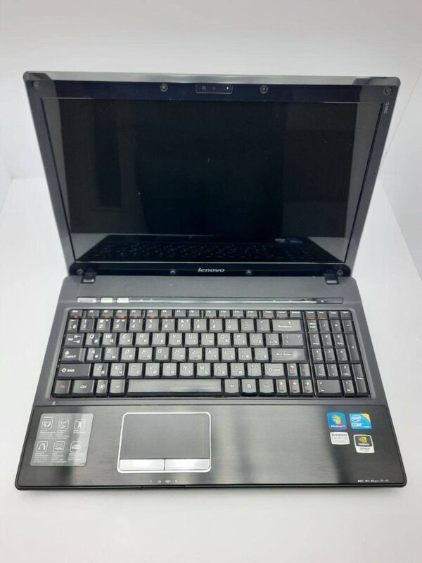 Ноутбук Б-клас Lenovo G560 / 15.6" (1366x768) TN / Intel Core i5-460M (2 (4) ядра по 2.53 - 2.8GHz) / 4 GB DDR3 / 240 GB SSD / nVidia GeForce 310M, 512 MB GDDR3, 64-bit / WebCam - Зображення 2
