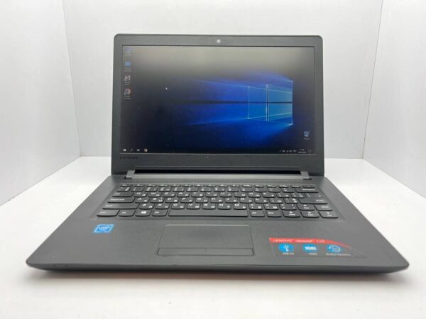 Ноутбук Б-клас Lenovo Ideapad 110-14IBR / 14" (1366x768) TN / Intel Celeron N3060 (2 (дра по 1.6 - 2.48 GHz) / 2 GB DDR3 / 120 GB SSD / Intel HD Graphics 400 / WebCam - Зображення 2