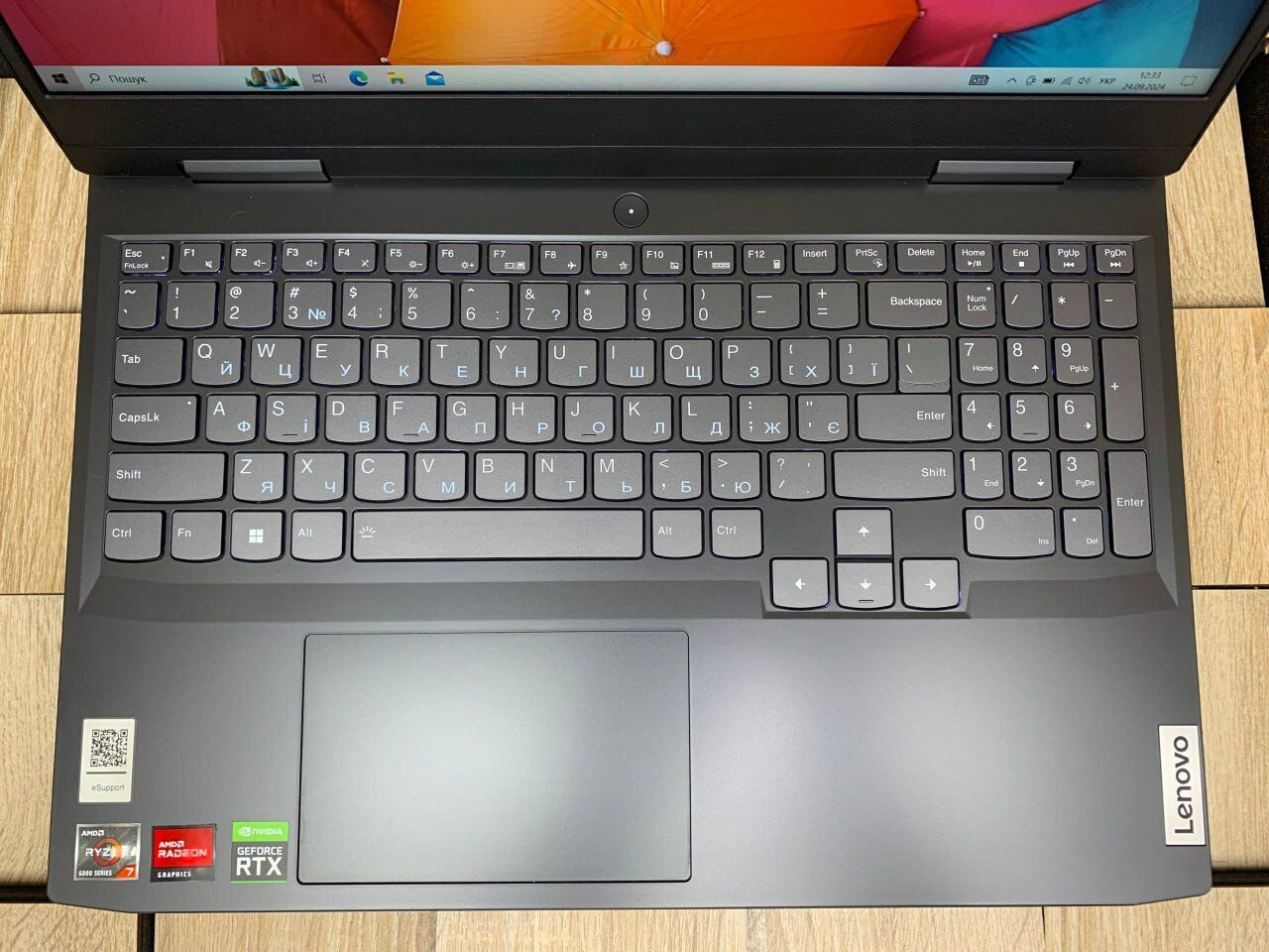 Ноутбук Б-клас Lenovo IdeaPad 3 15ARH7 / 15.6" (1920x1080) IPS / AMD Ryzen 7 6800H (8 (16) ядер по 3.2 - 4.7 GHz) / 16 GB DDR4 / 512 GB SSD M.2 / nVidia GeForce RTX 3050, 4 GB GDDR6, 128-bit / WebCam - Зображення 4