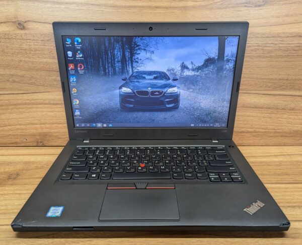 Ноутбук Б-клас Lenovo ThinkPad L460 / 14" (1366x768) TN / Intel Core i5-6200U (2 (4) ядра по 2.3 - 2.8 GHz) / 8 GB DDR3 / 240 GB SSD / Intel HD Graphics 520 / WebCam / Windows 10 - Зображення 2