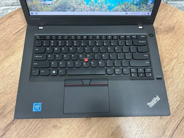 Ноутбук Б-клас Lenovo ThinkPad L470 / 14" (1366x768) TN / Intel Celeron 3955U (2 ядра по 2.0 GHz) / 8 GB DDR3 / 256 GB SSD / Intel HD Graphics 510 / WebCam / HDMI - Зображення 3
