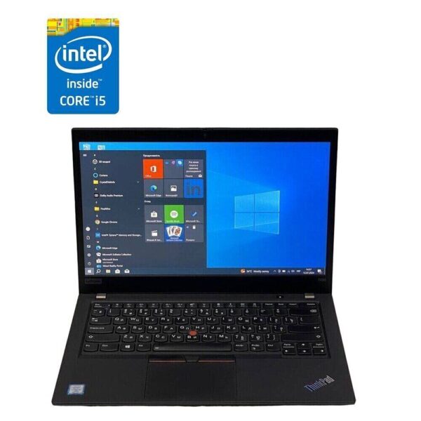 Ноутбук Б-клас Lenovo ThinkPad T490 / 14" (1920x1080) IPS / Intel Core i5-8365U (4 (8) ядра по 1.6 - 4.1 GHz) / 8 GB DDR4 / 120 GB SSD / Intel UHD Graphics / WebCam