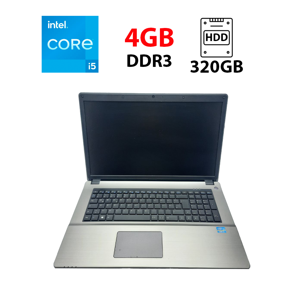 Ноутбук Б-клас Terra Mobile 1749 / 17.3" (1600x900) TN / Intel Core i5-4200M (2 (4) ядра по 2.5 - 3.1 GHz) / 4 GB DDR3 / 320 GB HDD / Intel HD Graphic 4600 / WebCam