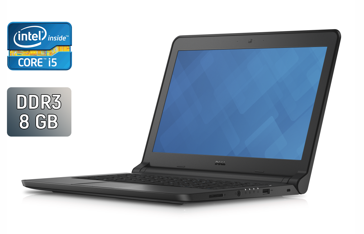 Ноутбук Dell Latitude 3340 / 13.3" (1366x768) TN / Intel Core i5-4200U (2 (4) ядра по 1.6 - 2.6 GHz) / 8 GB DDR3 / 240 GB SSD / Intel HD Graphics 4400 / WebCam / Windows 10