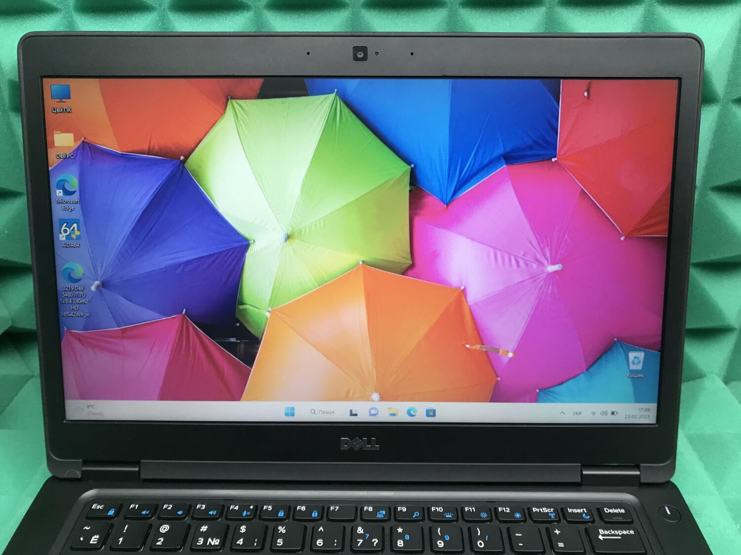 Ноутбук Dell Latitude 5480 / 14" (1366x768) TN / Intel Core i7-7600U (2 (4) ядра по 2.8 - 3.9 GHz) / 8 GB DDR4 / 240 GB SSD M.2 / Intel HD Graphics 620 / WebCam / USB 3.1 / HDMI / Windows 11 ліцензія - Зображення 3