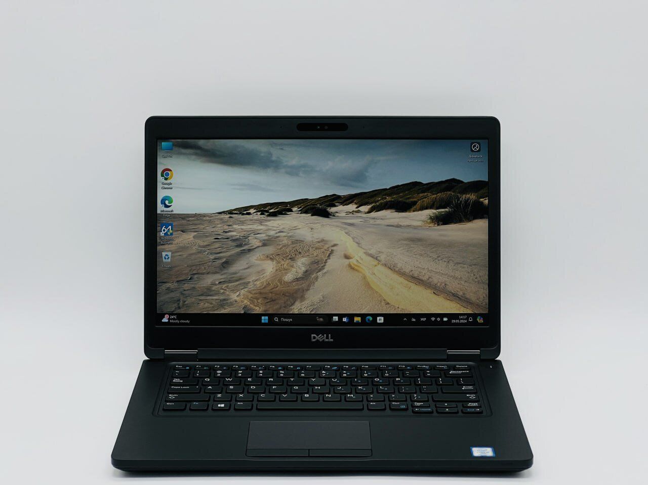 Ноутбук Dell Latitude 5491 / 14" (1920x1080) IPS / Intel Core i5-8400H (4 (8) ядра по 2.5 - 4.2 GHz) / 16 GB DDR4 / 250 GB SSD / Intel UHD Graphics 630 / WebCam - Зображення 2