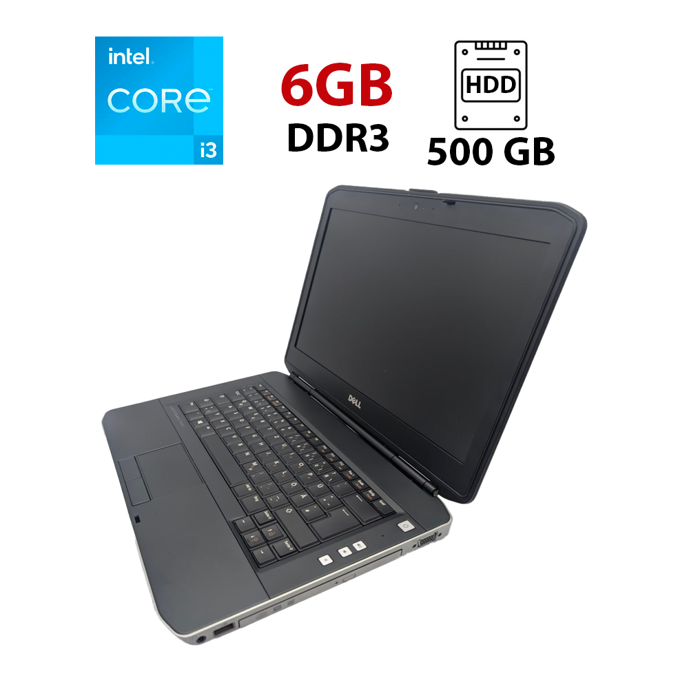 Ноутбук Dell Latitude E5430 / 14" (1600x900) TN / Intel Core i3-3130M (2 (4) ядра по 2.6 GHz) / 6 GB DDR3 / 500 GB HDD / Intel HD Graphics 4000 / WebCam